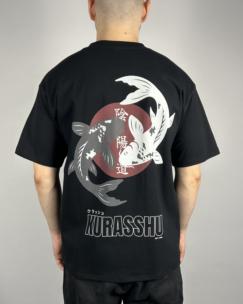 Koi Yin Yang Super Heavy Graphic Tee