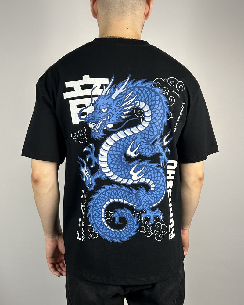 Dragon Blue Super Heavy Graphic Tee